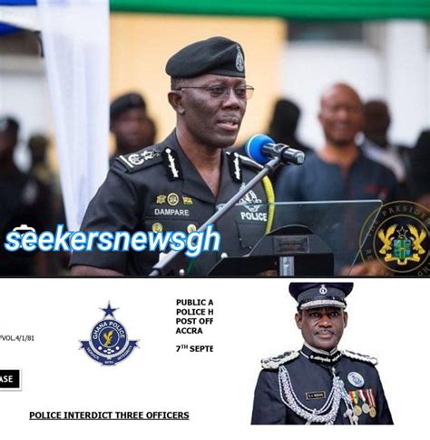 Leaked IGP tape: Police interdicts COP Mensah, two others